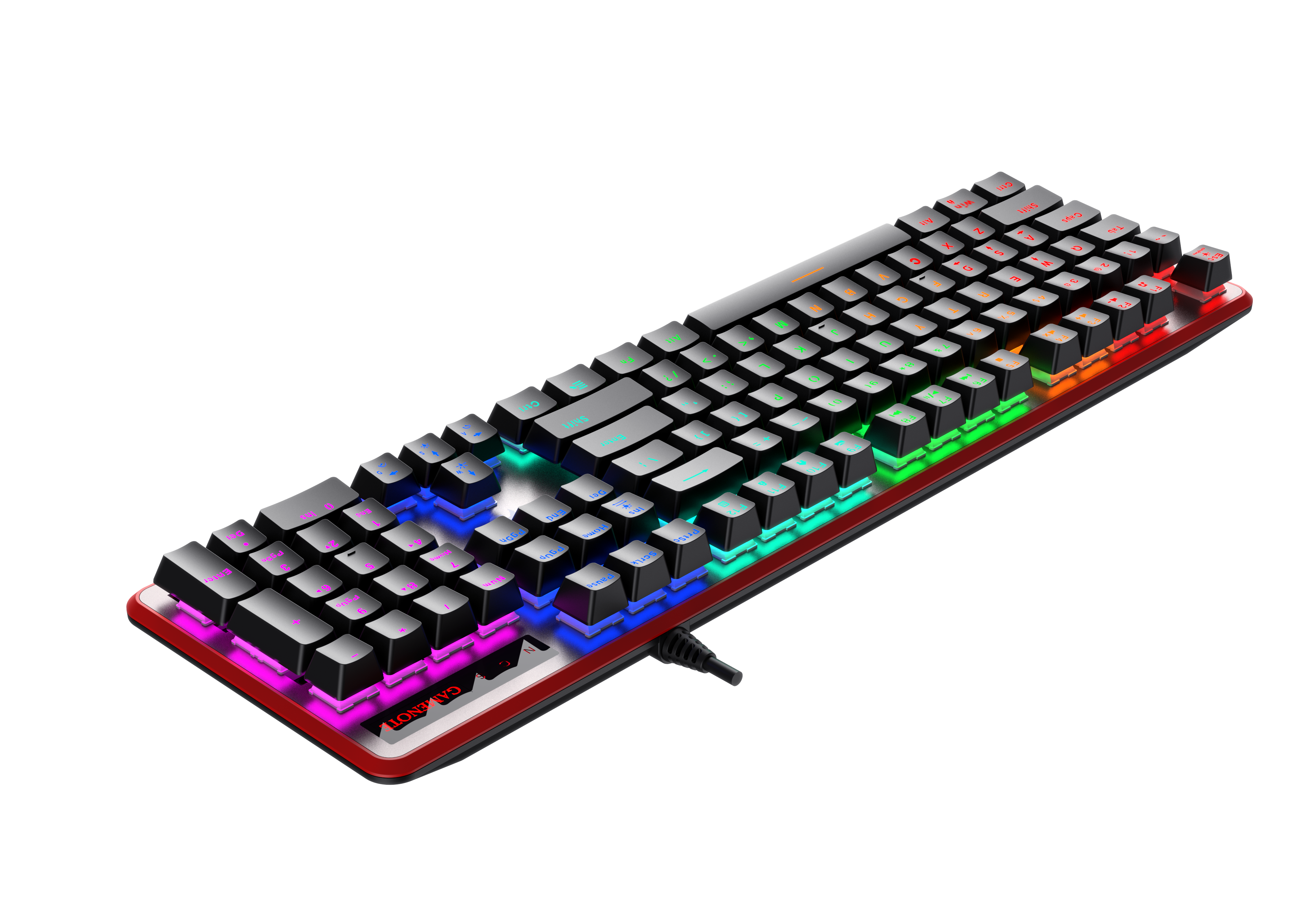 Gamenote KB870L RGB Gaming Mechanical Keyboard